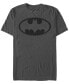 Фото #1 товара DC Men's Batman Simple Outline Logo Short Sleeve T-Shirt