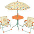 Table set with chairs Fun House Fruity's Ø 46 cm Children's
