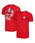 Фото #1 товара Men's Red Houston Cougars Through the Years T-shirt