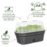 ELHO Green Basics Allin1 L Grow Tray Schwarz L 39 x B 23 x H 15 cm Anbau und Ernte 100 % recycelt