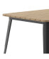 Фото #11 товара Dryden Indoor/Outdoor Dining Table, 31.5" Square All Weather Poly Resin Top With Steel Base