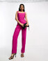 Фото #1 товара True Violet – Jumpsuit in Fuchsia mit Korsett-Oberteil