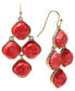 ფოტო #1 პროდუქტის Stone Kite Drop Earrings, Created for Macy's