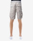 Фото #10 товара Men's Belted Double Pocket Cargo Shorts