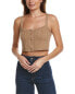 Фото #1 товара Joostricot Cable Cropped Wool Tank Women's