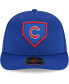 Men's Royal Chicago Cubs 2022 Clubhouse Low Profile 59FIFTY Fitted Hat