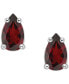 Garnet Pear Stud Earrings (1/2 ct. t.w.) in 14k Gold