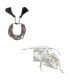 ფოტო #2 პროდუქტის Iridescent Bead Strand Bracelet Adjustable Tassel Ends Bracelet