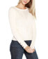 ფოტო #3 პროდუქტის Women's Mixed-Rib Sweater