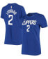 Фото #2 товара Women's Kawhi Leonard Royal La Clippers Name & Number Performance T-shirt