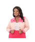 ფოტო #1 პროდუქტის Plus Size Barbie Pink Barbie Denim Western Jacket