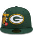 Men's Green Green Bay Packers City Cluster 59FIFTY Fitted Hat