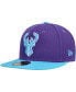 ფოტო #4 პროდუქტის Men's Purple Milwaukee Bucks Vice 59FIFTY Fitted Hat