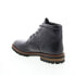 Фото #12 товара Roan by Bed Stu Barr FR80422 Mens Black Leather Lace Up Casual Dress Boots