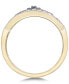 ფოტო #2 პროდუქტის Diamond Evil Eye Ring (1/6 ct. t.w.) in 10k Gold or 10k White Gold Created for Macy's