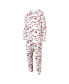 ფოტო #2 პროდუქტის Men's White Tampa Bay Buccaneers Allover Print Docket Union Full-Zip Hooded Pajama Suit