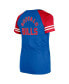 ფოტო #2 პროდუქტის Women's Royal Buffalo Bills Lace-Up Raglan T-Shirt