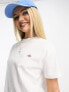 Dickies oakport boxy t-shirt in white