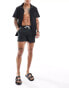 Фото #4 товара Another Influence swim short co ord with piping in black