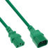 Фото #2 товара InLine cold device extension - C13 / C14 - green - 1.5m