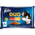 ფოტო #2 პროდუქტის PURINA Fantastic Duo 4x85g cat food with ox and chicken and lamb and turkey 12 units