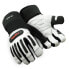 Men's Fiberfill Insulated Tricot Lined White Leather Gloves