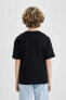 Erkek Çocuk T-shirt C3167a8/bk81 Black