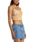 Juniors' So Simple Crop Top Peach Whip, M - фото #3