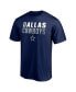 Фото #3 товара Men's Navy Dallas Cowboys Team Fade Out T-shirt