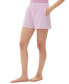 Фото #3 товара Women's Solid Boxer Sleep Shorts