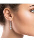 ფოტო #3 პროდუქტის 3A Cubic Zirconia Geometric Minimalist Earrings