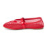 COCONUTS by Matisse Nolita Mesh Mary Fane Womens Red Flats Casual NOLITA-625