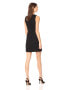 Фото #3 товара Theory 165363 Womens Hourglass Crew Neck Sleeveless Sheath Dress Black Size 10