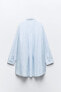 Фото #8 товара Платье-рубашка с карманами ZARA