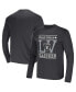 Фото #2 товара Men's NFL x Darius Rucker Collection by Heathered Charcoal Las Vegas Raiders Long Sleeve T-shirt