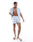 Фото #1 товара ONLY & SONS swim shorts in blue crab print