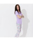 Фото #2 товара Women's Comic Purple Set of 2 Piece Pajamas