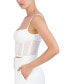 ფოტო #3 პროდუქტის Women's Cropped Bustier Top