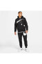 Фото #5 товара Толстовка Nike Sportswear Swoosh Pullover Semi-Brushed-Back Erkek Siyah Sweatshirt DD6011-010