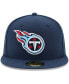 Men's Navy Tennessee Titans Omaha 59FIFTY Hat