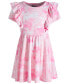 ფოტო #1 პროდუქტის Little Girls Spring Splash Tie-Dyed Ruffled Dress, Created for Macy's