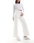 Mango wide leg jeans in off white 40 - фото #2