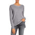 Фото #1 товара Aqua Cashmere High Low Cashmere Sweater in Medium Gray Size S
