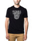 Men's Premium Word Art T-shirt - Pitbull Face