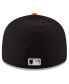 Men's Black San Francisco Giants National Baseball Hall of Fame Low Profile 59FIFTY Fitted Hat