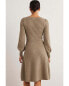 Фото #2 товара Boden Square Neck Knit Wool & Alpaca-Blend Dress Women's