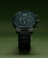 ფოტო #5 პროდუქტის Men's Chrono Ceramic Matte Olive Green Ceramic Bracelet Watch 45mm