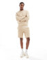 Armani Exchange linear logo sweatshirt in beige CO-ORD