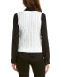 Фото #2 товара Gracia Textured Sweater Vest Women's White M