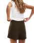 River Island tailored skort in khaki